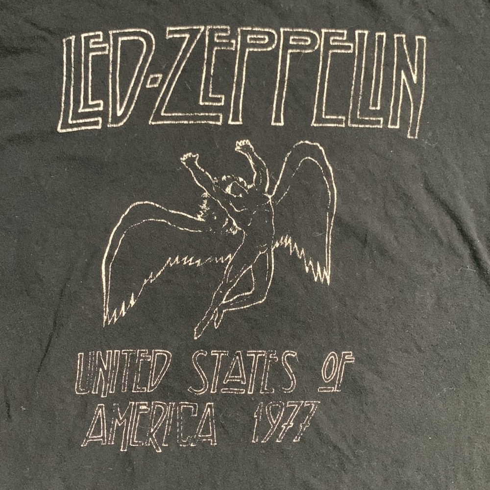 Led-Zeppelin United States Of America 1977 Graphic T-Shirt Size Small